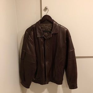 Vintage Unisex Leather Jacket